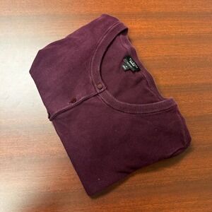 Talbots Pima Cotton‎ Cardigan Sweater Womens Medium Button Down Casual